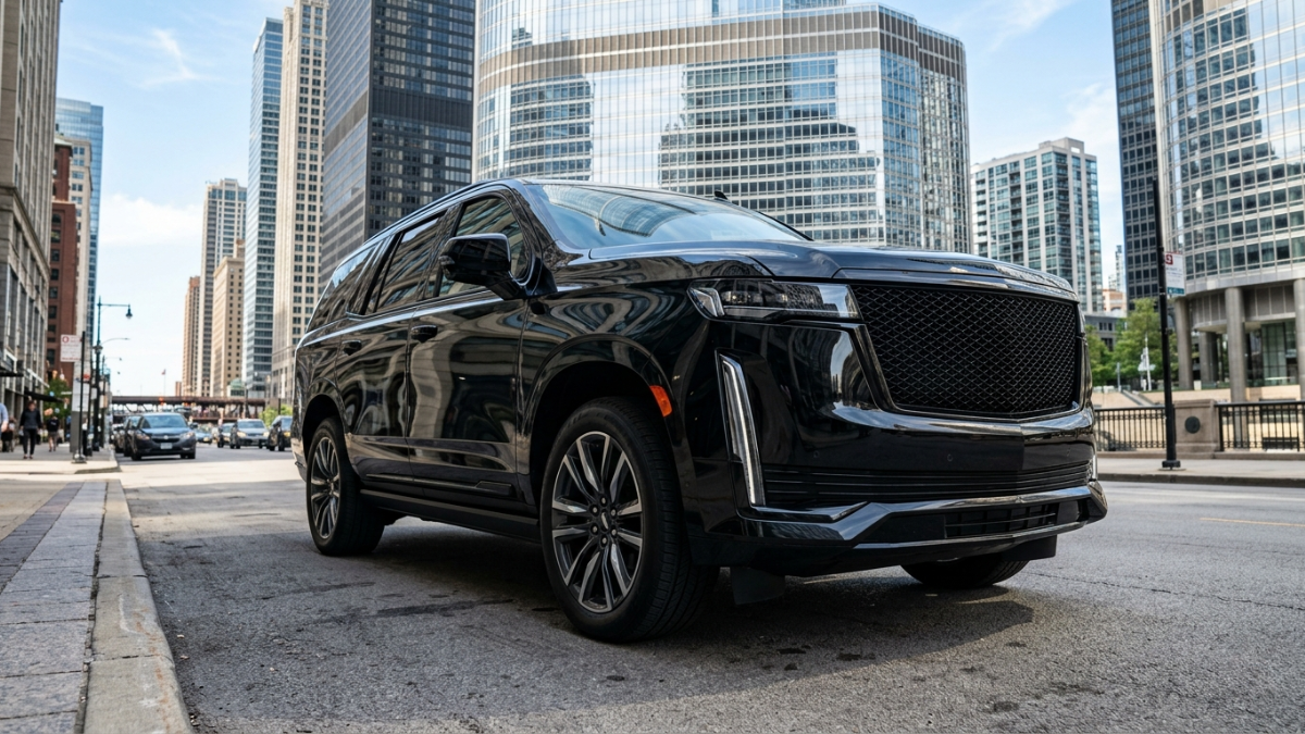 Cadillac Escalade for Schaumburg O'Hare airport car service