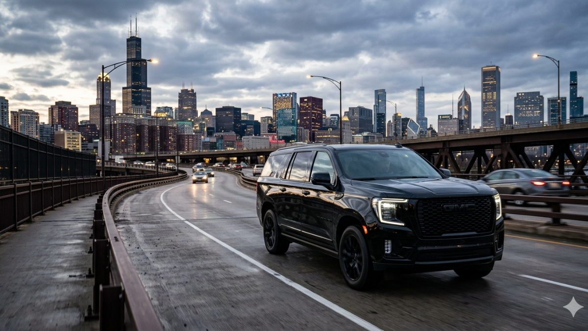 GMC Yukon XL premium SUV — profile