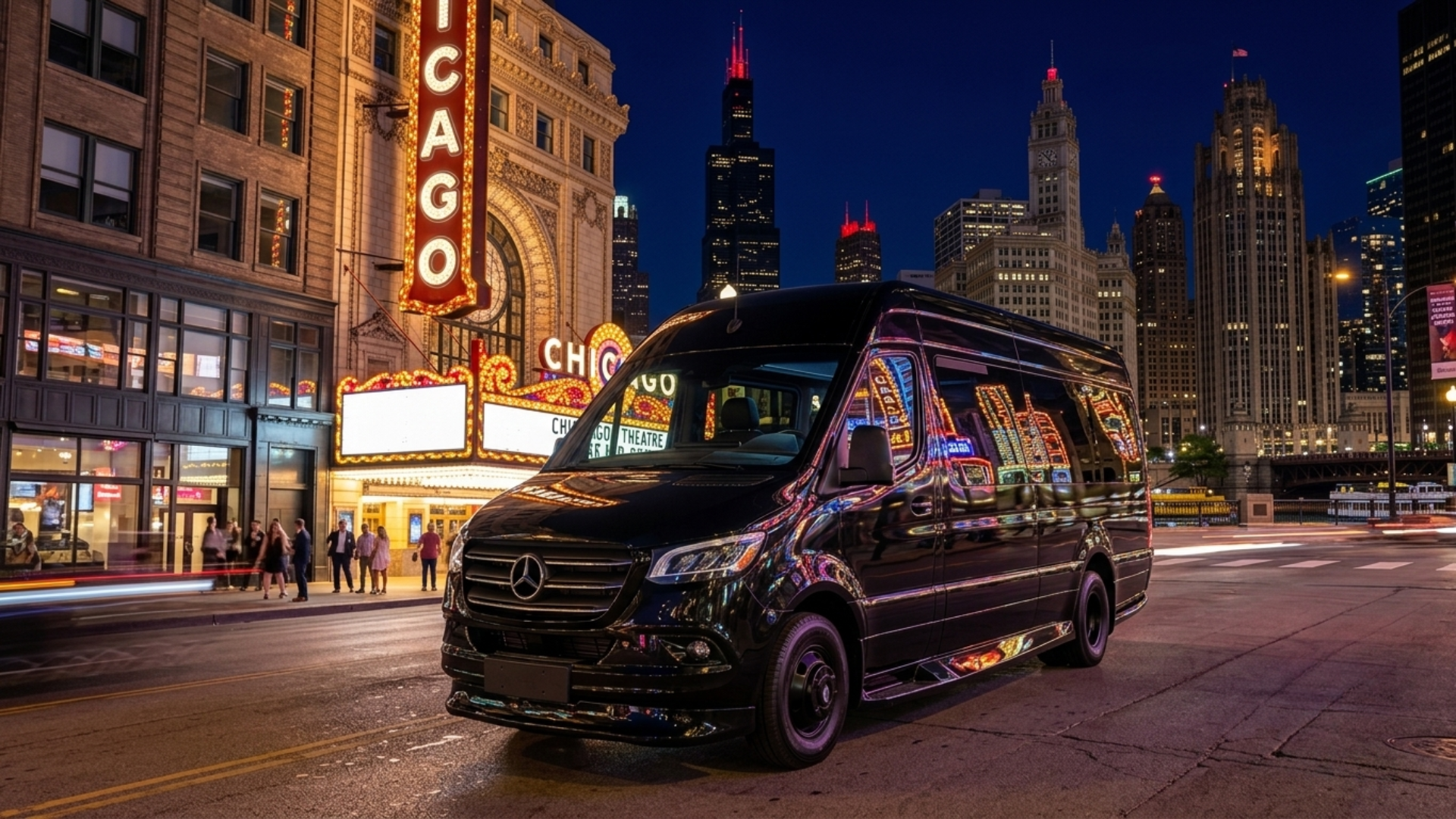 Jet-style Mercedes-Benz Sprinter — exterior profile
