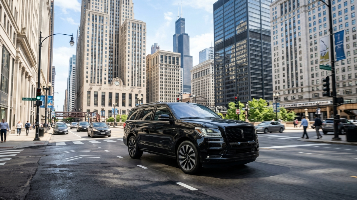 Lincoln Navigator SUV for O'Hare airport transfers