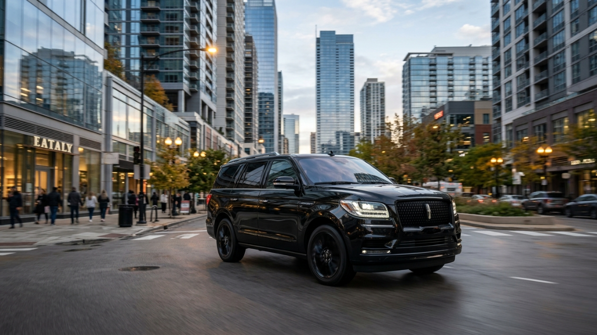 2026 Lincoln Navigator corporate limo service for O'Hare transfers