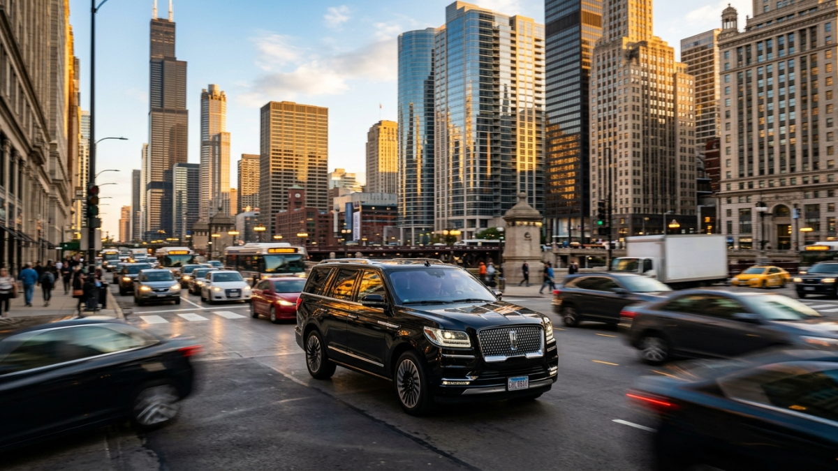 Lincoln Navigator executive SUV — interior