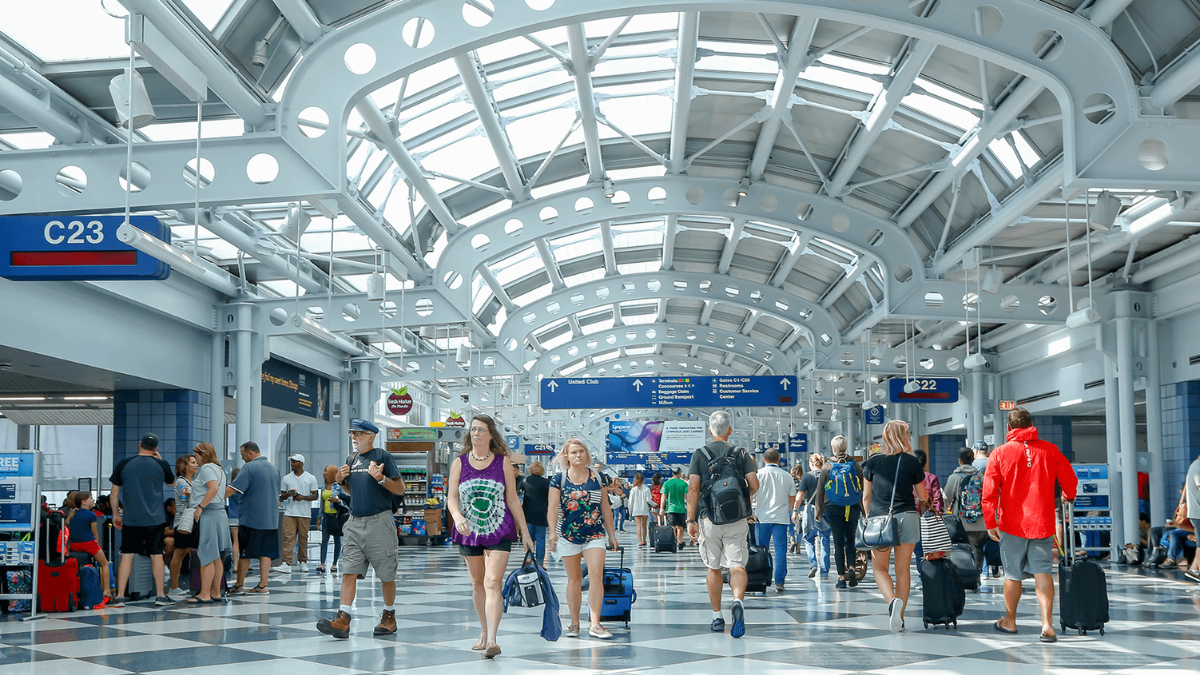 O'Hare airport terminal interior