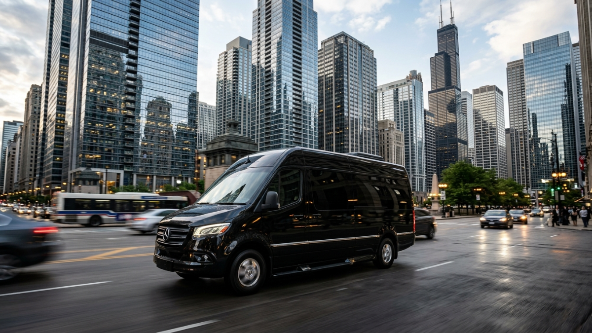 Mercedes-Benz Sprinter van — interior seating